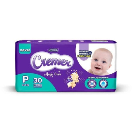 Fralda Cremer P 30 Unidades: Onde Comprar | BuscaProdutos