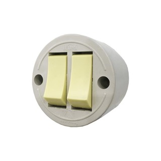 Interruptor Duplo Sobrepor Ilumi Redondo 6A - 1656 em Oferta na Shopee