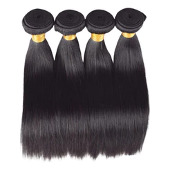 Cabelo Humano Natural Mega Hair Liso Na Tela 35cm - 100g