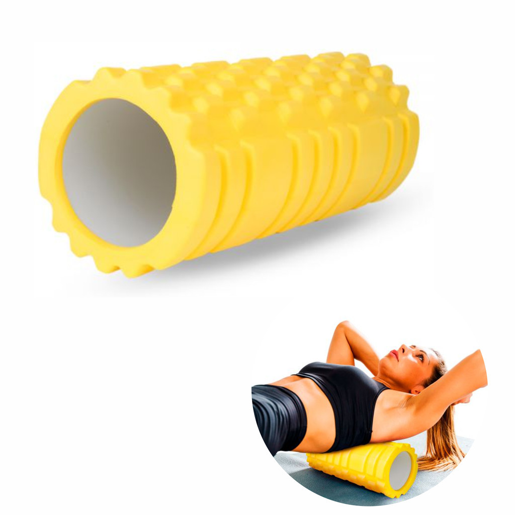 Rolo de Massagem Liberação Miofascial Pilates Yoga Ortopédico