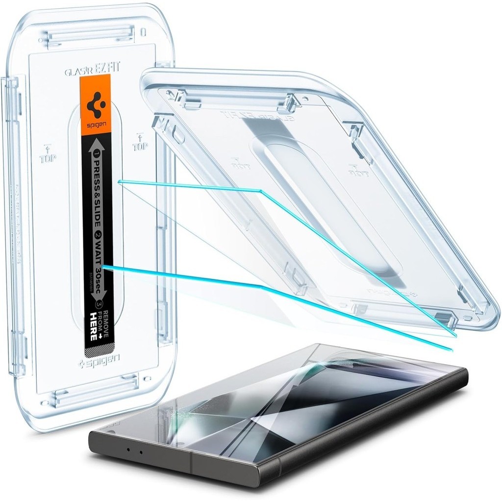 Protetor De Tela De Vidro Temperado Spigen [GlasTR EZ Fit] Projetado Para Galaxy
