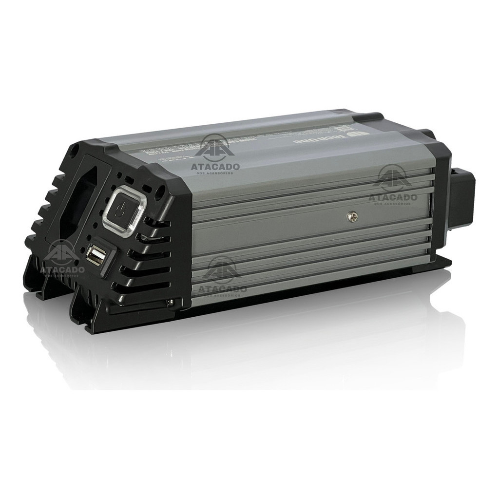 Inversor de Voltagem 1000w 12v Para 220V/110V Conversor de energia Tomada Usb Techone