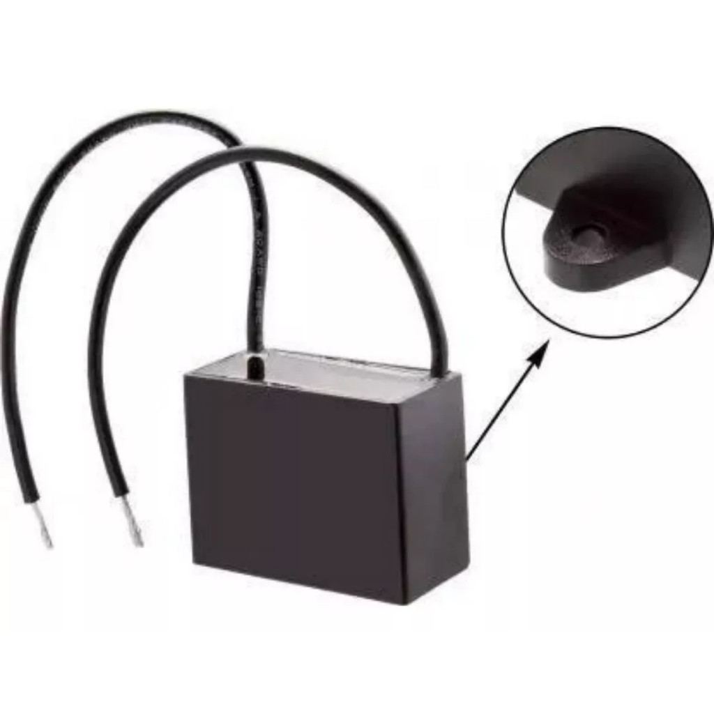 Capacitor Quadrado 450v 2 Fios CBB61 SH 40/85/21 50/60Hz em Oferta na Shopee