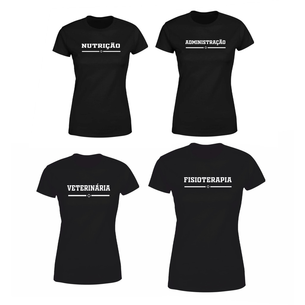 Baby Look Feminina camisa Faculdade Formatura Formandos Psicologia Pedagogia Medicina Direito Engenharia Veterinaria