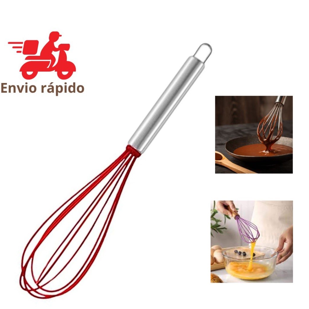 Batedor de Ovos Silicone Batedor de Claras e massas