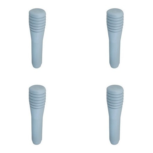 Kit 4 Pino Trava Porta Gol G3 2000 2001 2002 2003 2004 Cinza
