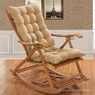 Almofada reclinável em casa Rocker Rocking Chair Almofada De Tecido Para Jardim Outer Backrest Wicker Pads em Oferta na Shopee