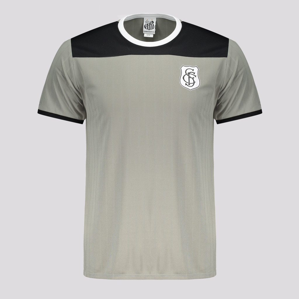 Camisa Santos Grasp Cinza - Sports & Outdoors