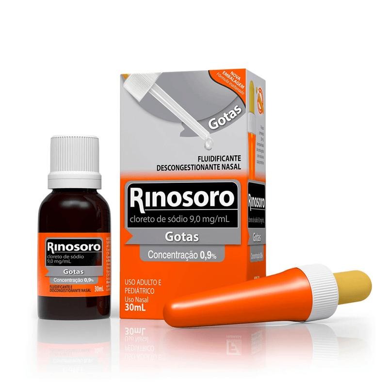 Rinosoro Gotas Solução Nasal 30ml em Oferta na Shopee