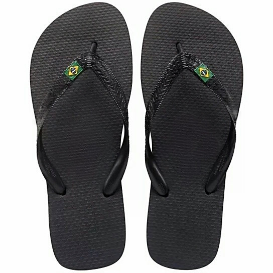 Chinelo Sandalia Havaianas  Banderinha  Preto - Promoção!