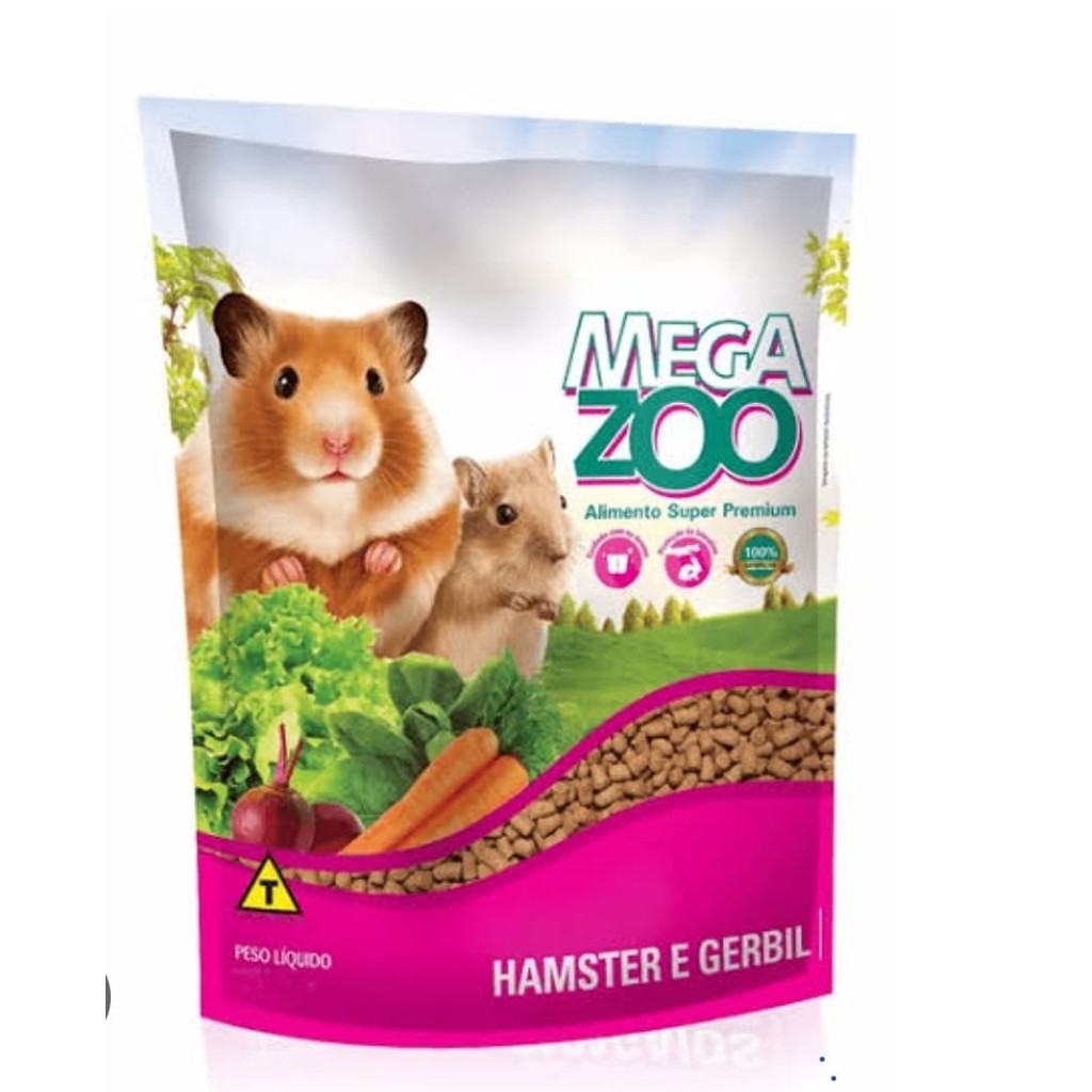MEGAZOO EXTRUSADA HAMSTER E GERBIL 300G
