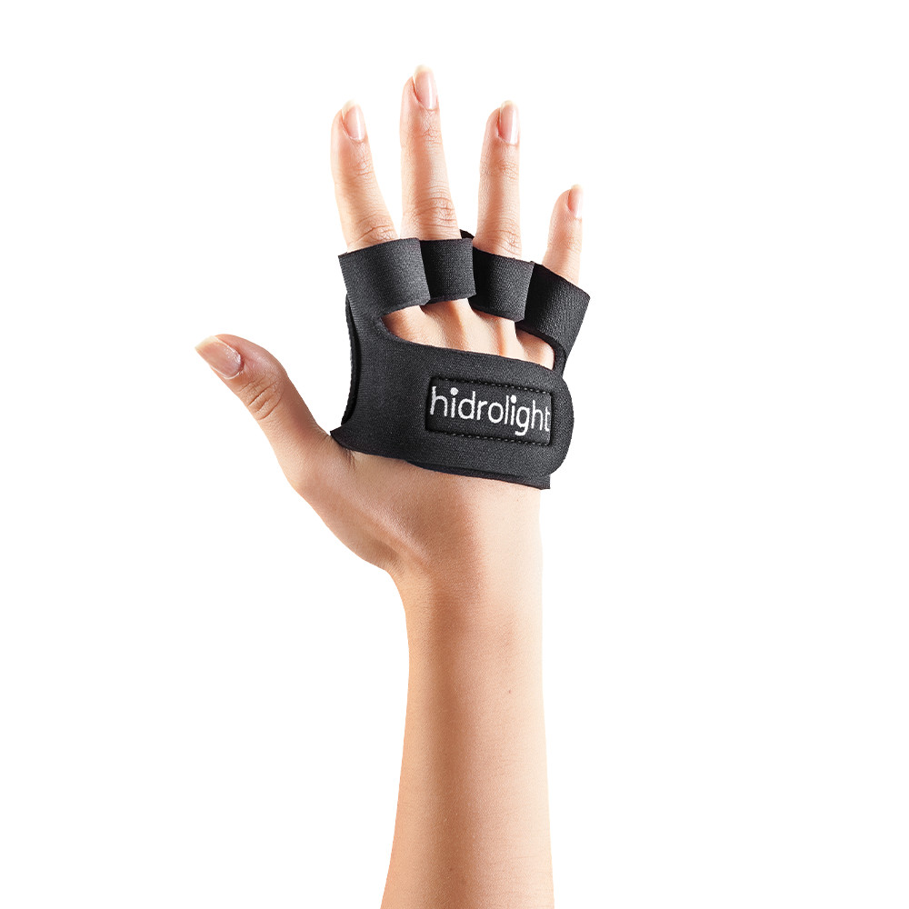 PALMAR MINI PALMA PRETO LUVA ACADEMIA - HIDROLIGHT