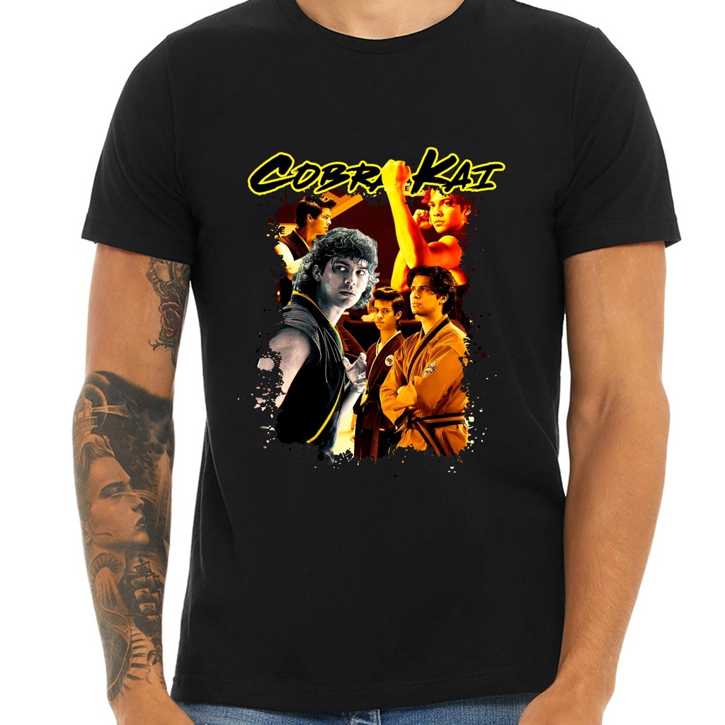 Blusa Camiseta Dia a Dia Unissex Fala De Personagem Kay Karate Cobra Camisa Em Tecido Algodão 100%