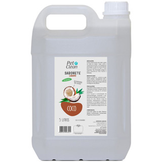 Sabonete De Coco Pet Clean Cães E Gatos Galão De 5 Litros em Oferta na Shopee