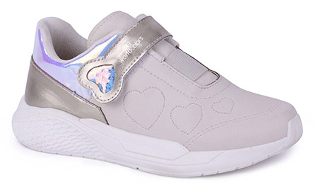 Tênis Infantil Feminino Worldcolors Jogging Light - Off White em Oferta na Shopee