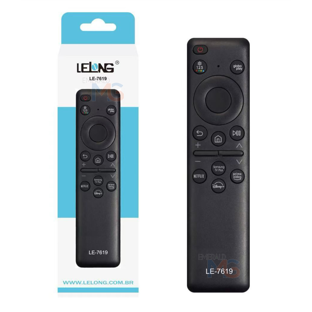 Controle Remoto Compatível com Samsung Smart 4k Cu7700 Cu8000 Bu8000 LE-7619 em Oferta na Shopee