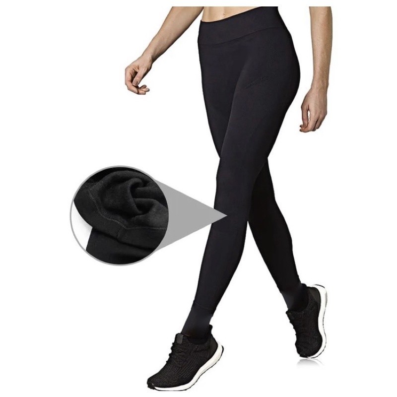 Kit 2 Meia Calça Termica Flanelada Unissex Peluciada Fio 80 Sem Pé Atacado
