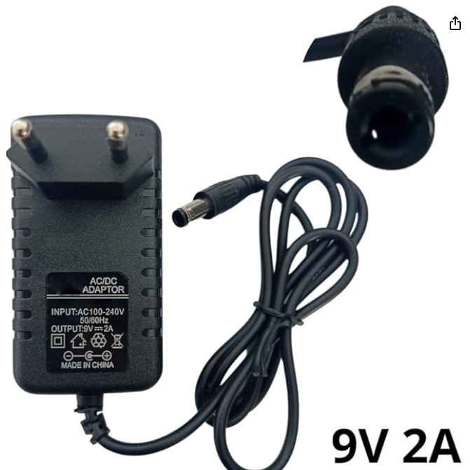 Fonte De Alimentação 9v 2a Amper P4 5.5mm Bivolt 110-220v