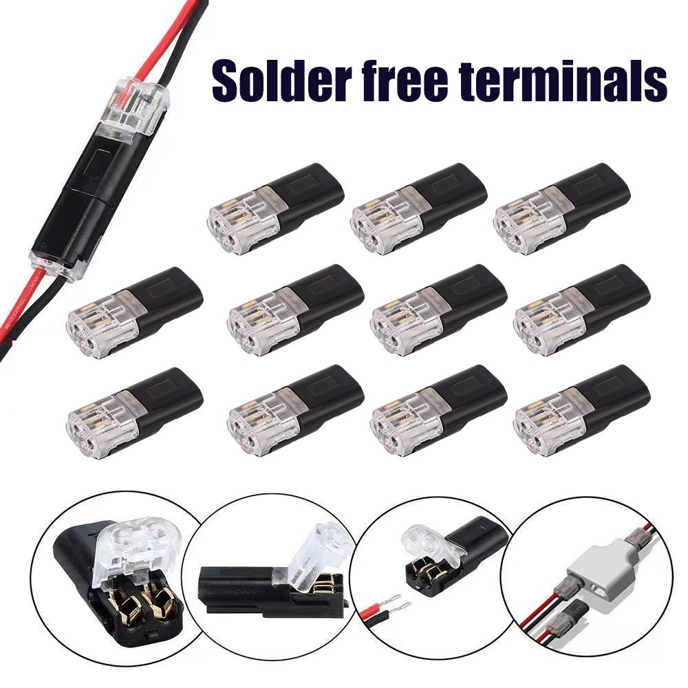 1/3/5 Pces Conectores De Emenda Rápida Automotiva 18-22AWG 300V/10A ABS Terminais Elétricos Sem Tira Para Fiação De Carr