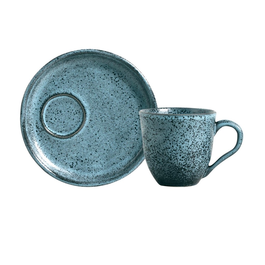 Conjunto com 6 Xícaras De Chá Orgânico 170ml com 6 Pires Descentralizado Night Sky em Oferta na Shopee