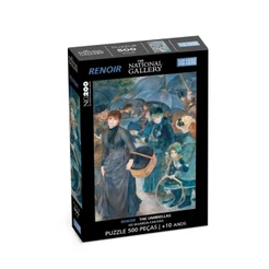 Quebra Cabeça Puzzle 500 Peças Os Guarda Chuvas - Renoir Mimo Toys Jogo Colecionável Adulto Presente