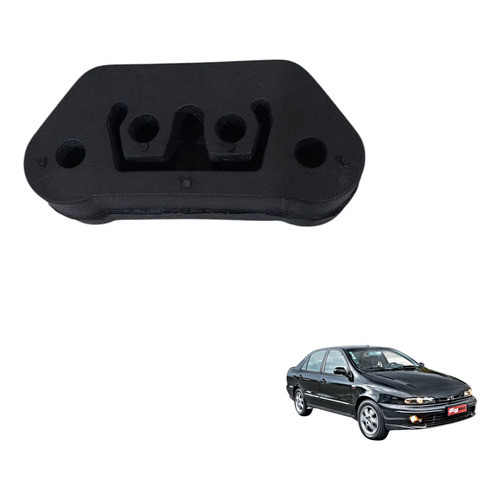 Coxim Borracha Escapamento Fiat Marea