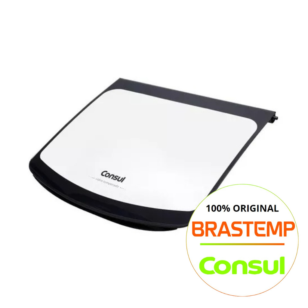 TAMPA MÓVEL PARA MAQUINA DE LAVAR BRASTEMP/CONSUL ORIGINAL - CWH12ABANA  - CWH12ABBNA (DEMAIS MODELOS NA DESCRIÇÃO)