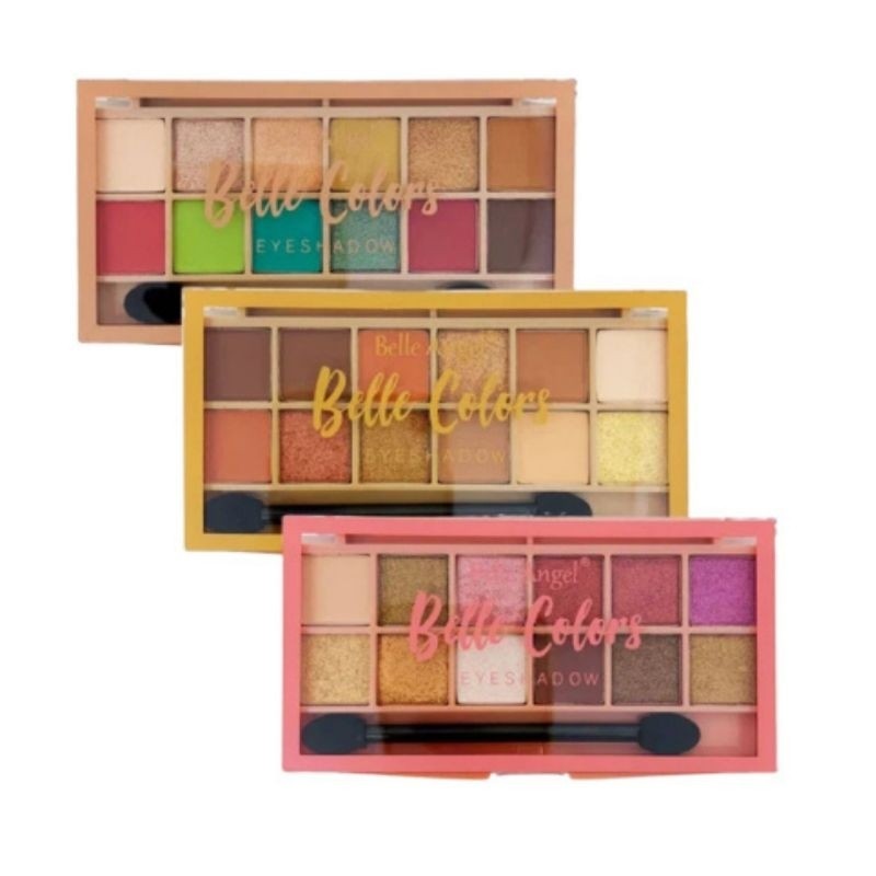 Kit 03 Paletas De Sombras Belle Colors - Belle Angel B086