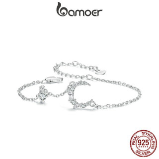 Pulseira Bamoer 925 Sterling Sliver Bracelet Delicada Luz Da Lua Ocasião Diária Jóias Presentes Para Mulheres em Oferta na Shopee