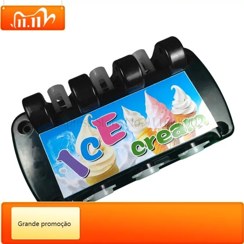 LAZ One Set BJ/MQL Máquinas De Sorvete Cabeça Painel Frontal Bicos De Descarga Placa Facial Acessórios De Peças De Repos