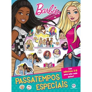 Livro Adesivos Barbie - Passatempos especiais em Oferta na Shopee