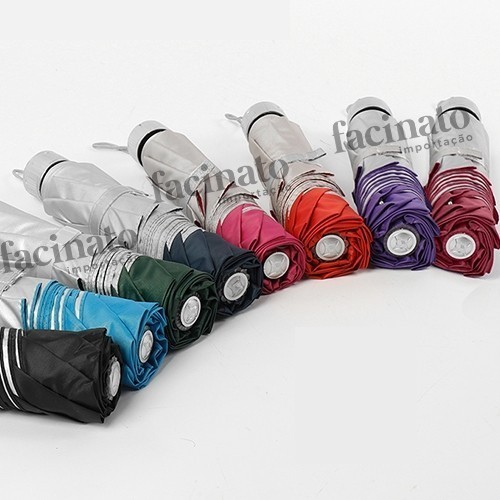 Guarda Chuva Cabe Na Bolsa UV De Bolsinha Acompanha capa 8 VARETA QUALIDADE