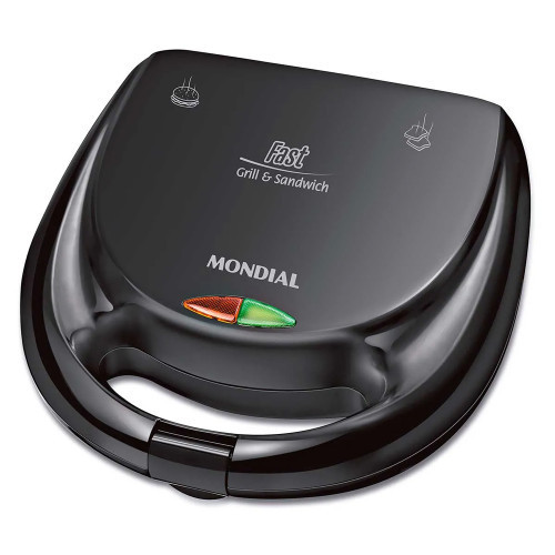 Sanduicheira Fast Grill e Sandwich Mondial S-12 750W em Oferta na Shopee