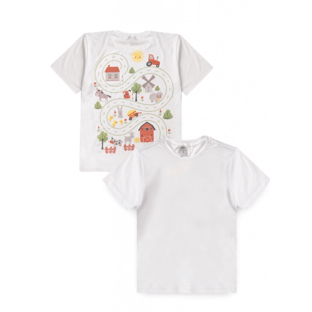 Camiseta Masculino Adulto Fazendinha em Oferta na Shopee