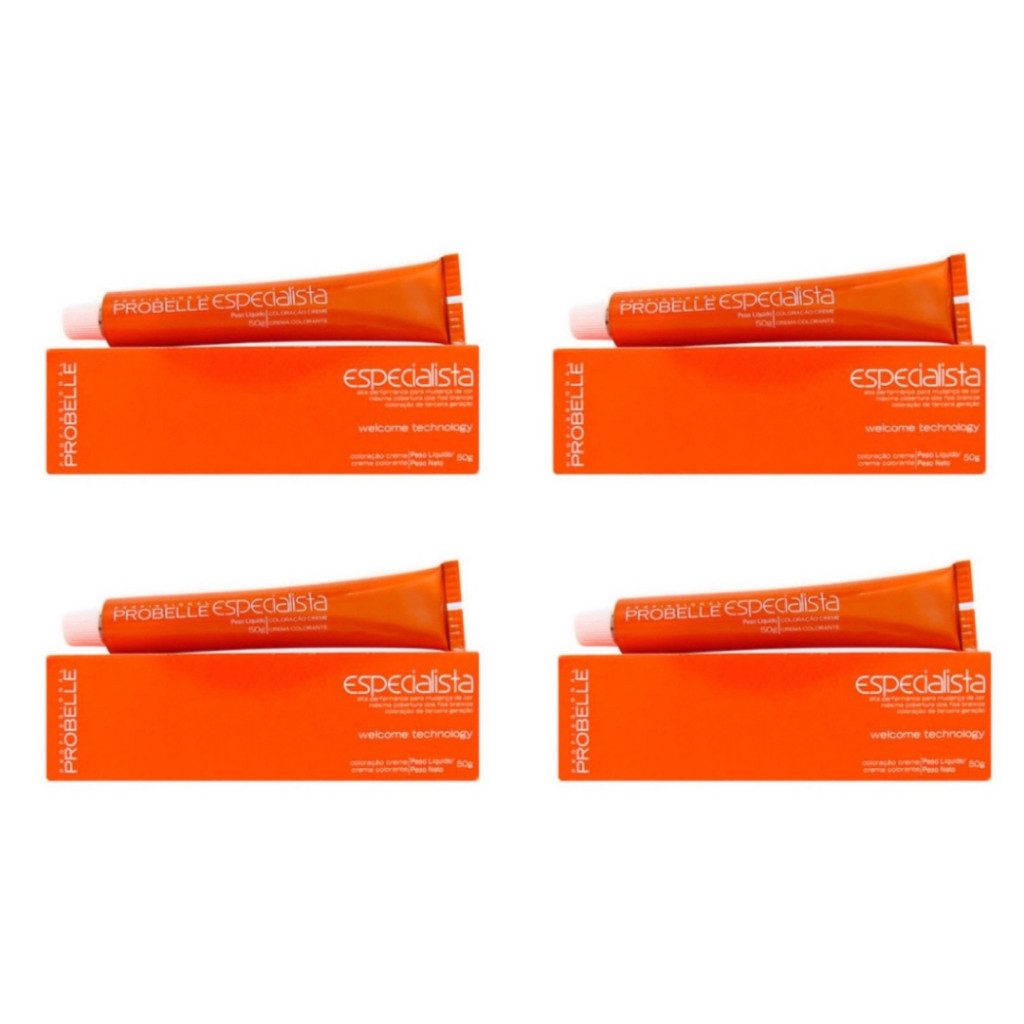 Kit 4 Colorações Especialista Probelle