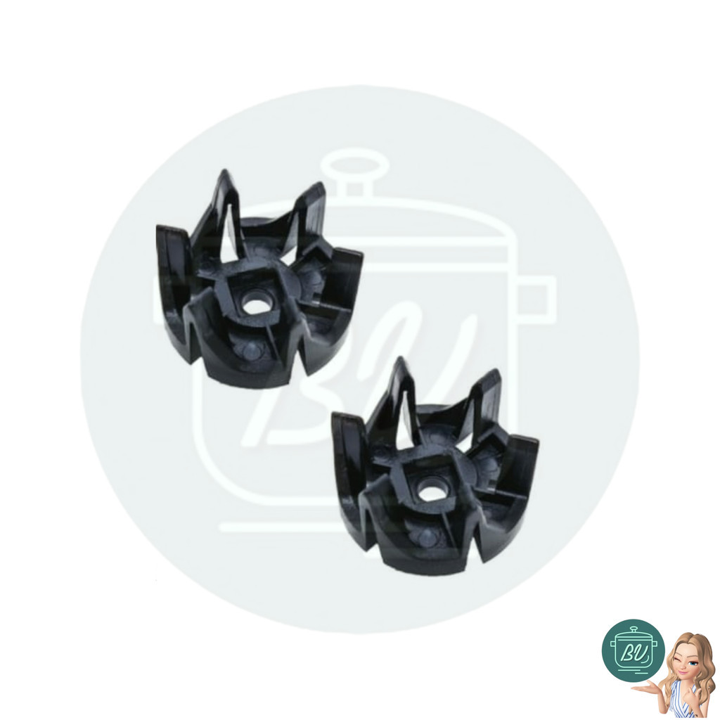 Kit 2 arrastes copo de liquidificador tipo original Mondial Turbo L850 / L900 / L1000 / L1100 /L1200
