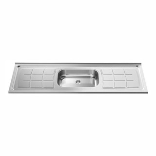 Pia de Cozinha em Aço Inox de 200cmx56cm Concretada com Válvula Inox 3.1/2 Pino Plus 30 200cm x 56cm em Oferta na Shopee