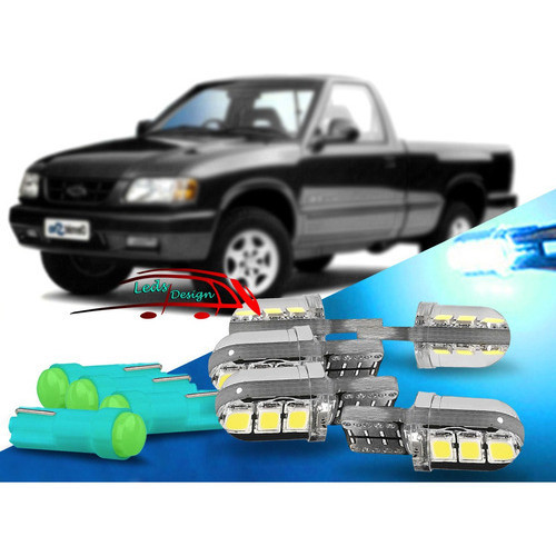 10 Lâmpadas Led Painel S10 Blazer 2.8 Diesel 1995 A 2000