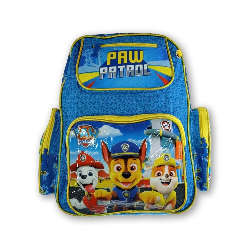 MOCHILA BOLSA ESCOLAR PATRULHA CANINA MEDIA REFORÇADA