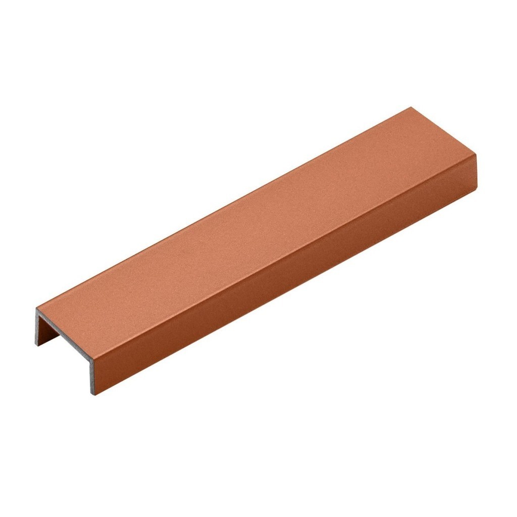 Perfil de Alumínio para Acabamento 10mm X 2,0cm Luxor Rosé Salmon Viscardi