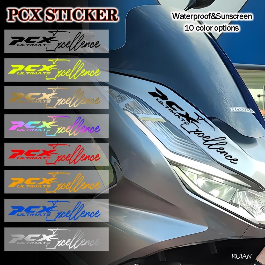 Para Pcx150 Pcx160 Autocolantes De Motocicleta Cabeça Decoração De Carroceria À Prova D'água Decalques Modificados