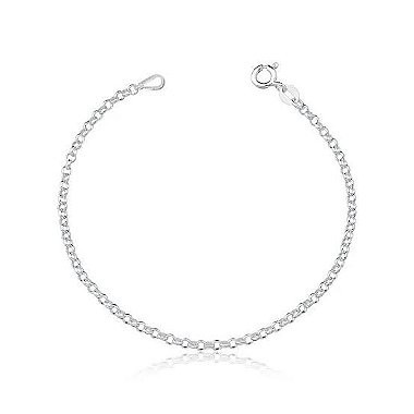 Pulseira Feminina de Prata 925 Delicada Elo Português em Oferta na Shopee