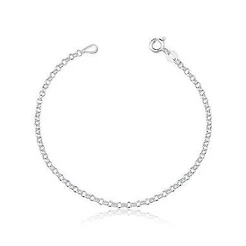Pulseira Feminina de Prata 925 Delicada Elo Português