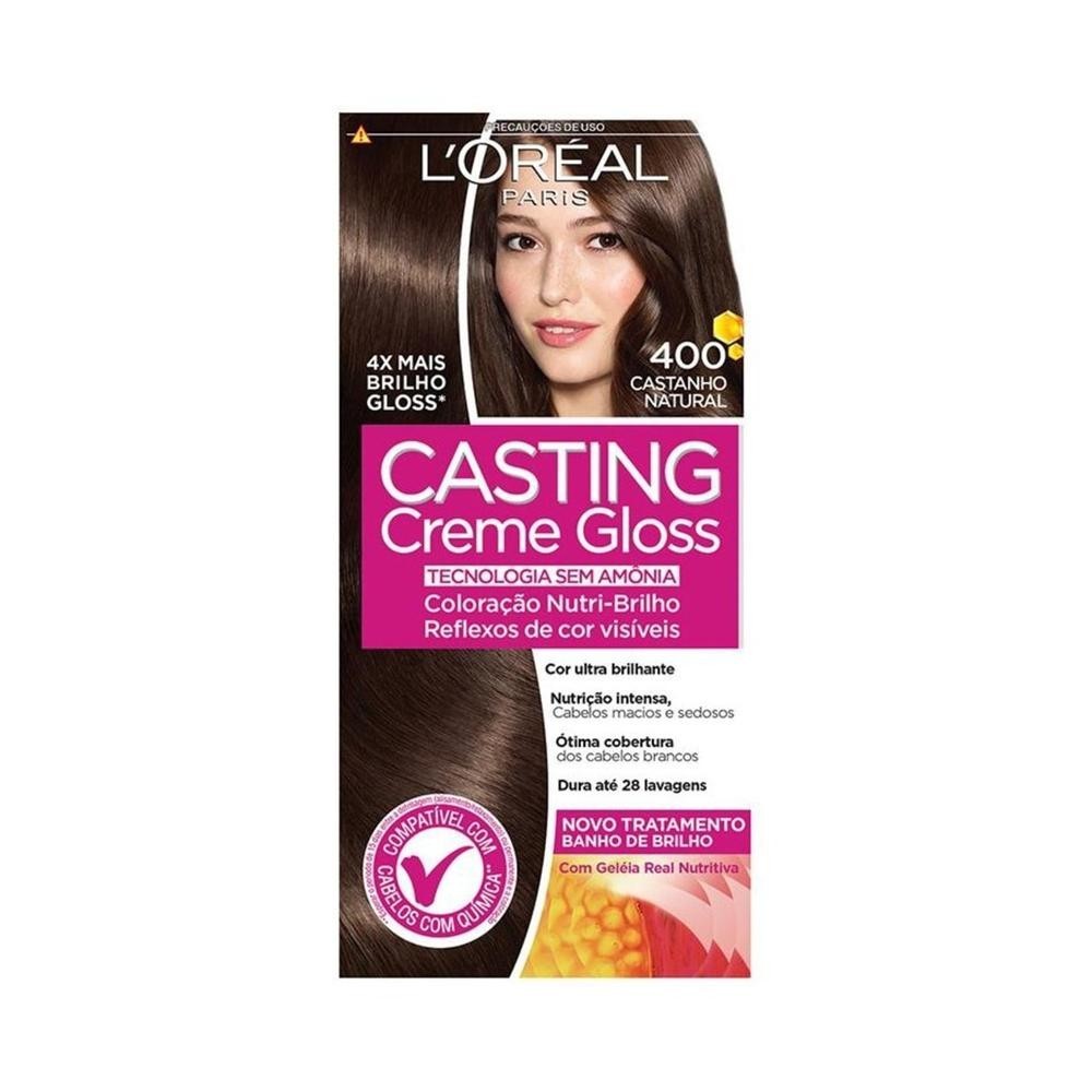 Tintura Casting Creme Gloss 400 Castanho Natural - Beauty