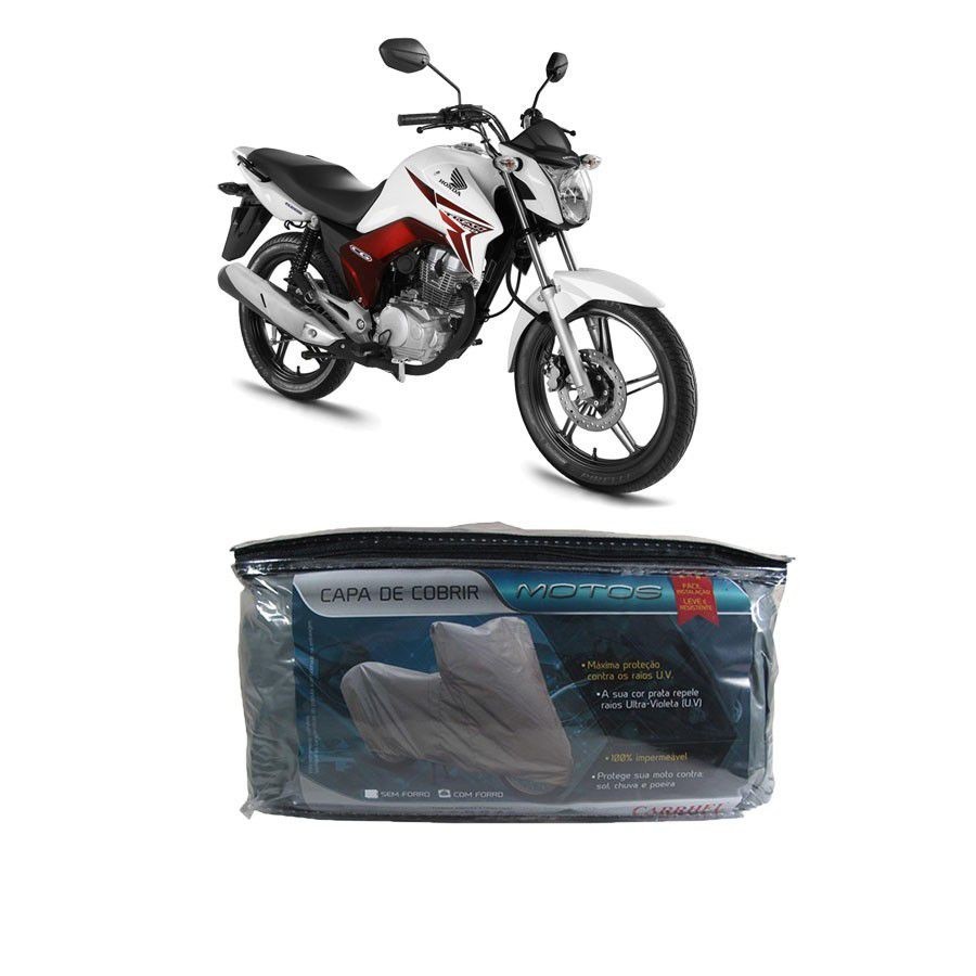 Capa para cobrir HONDA CG 150 Titan EX/Mix/Flex com forro P(201)
