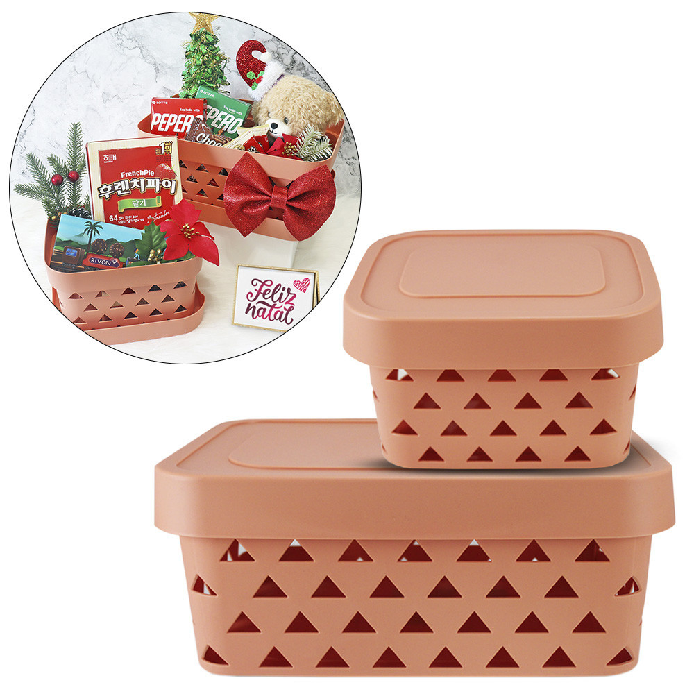 Kit Cestos Organizadores Pequeno Médio Retangular Acessórios em Oferta na Shopee