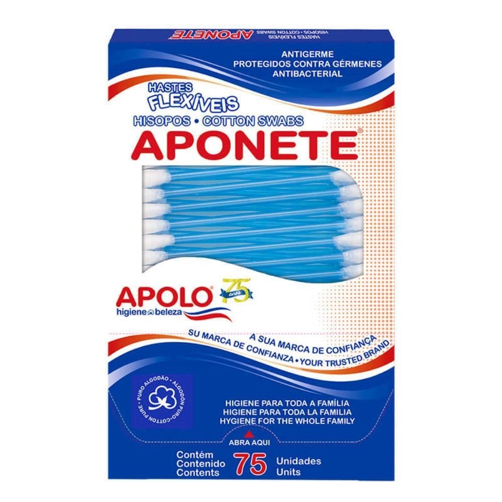 APONETE HASTES FLEXÍVEIS COM 75 UNIDADES em Oferta na Shopee