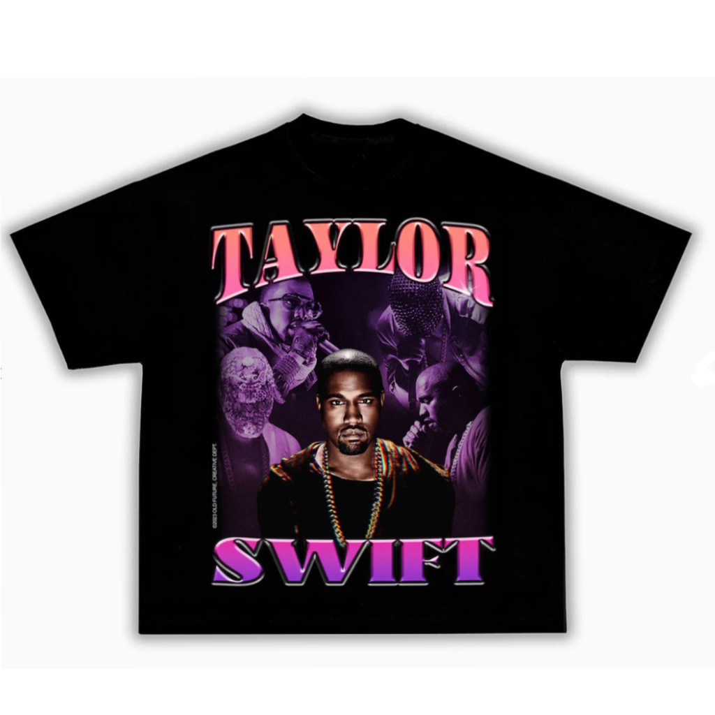 Camisa Camiseta Unisex Taylor Kanye West Alta Qualidade 100% Algodão