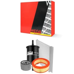 Kit Troca de Filtros Logan Sandero 1.6 8V Flex Wega WKL268
