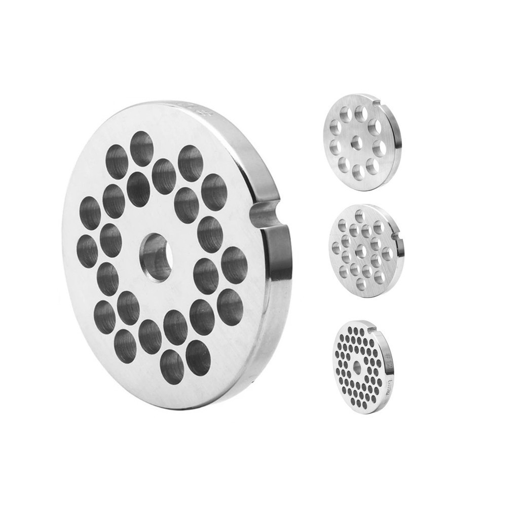 Disco para moedor de carne boca 10 em aço picador furo 6 mm 8 mm 10 mm 12 mm